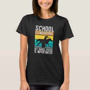 Camiseta La Escuela Es Importante, Pero La Carreras Del Bar