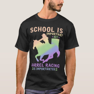 Camiseta La Escuela Es Importante, Pero La Carreras Real Es