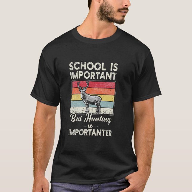 Camiseta La Escuela Es Importante, Pero La Caza De Cerebros (Anverso)