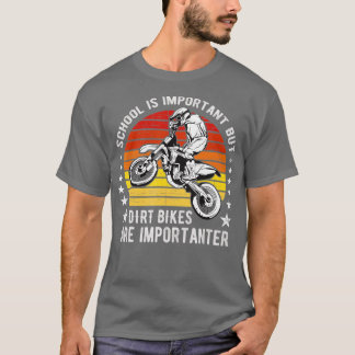 Camiseta La Escuela Es Importante, Pero Las Bicicletas Suci