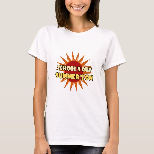 Camiseta La escuela está fuera (Anverso)