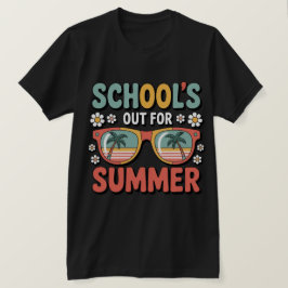 Camiseta La escuela está fuera en verano el último día de c