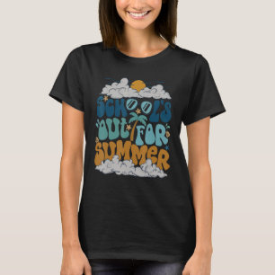Camiseta La escuela está fuera en verano para los niños Chi
