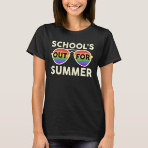Camiseta La escuela está fuera para el estudiante de verano