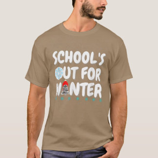 CAMISETA LA ESCUELA ESTÁ FUERA PARA EL INVIERNO FUNNY PROFE