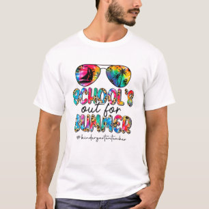 Camiseta La escuela está fuera para el jardín de infantes d