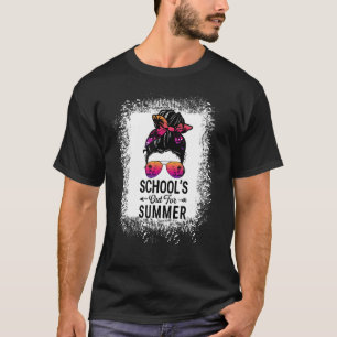 Camiseta La escuela está fuera para el profesor de lentes d