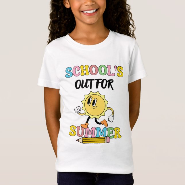 Camiseta La escuela está fuera para el verano (Anverso)