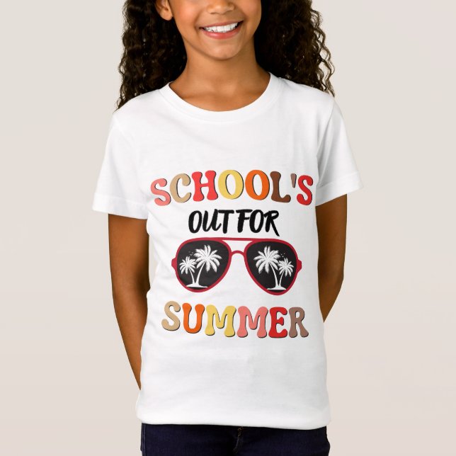Camiseta La escuela está fuera para el verano (Anverso)