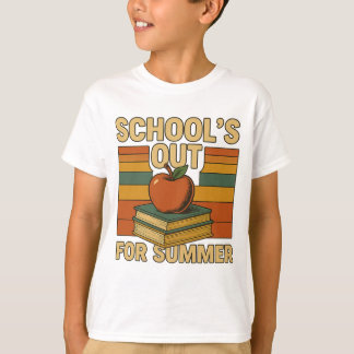 Camiseta La escuela está fuera para el verano