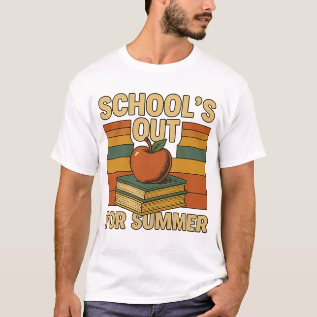 Camiseta La escuela está fuera para el verano (Anverso)