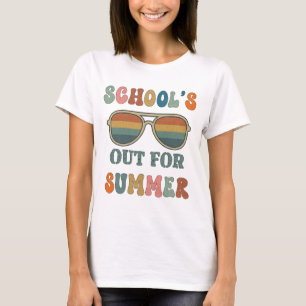 Camiseta La escuela está fuera para el verano