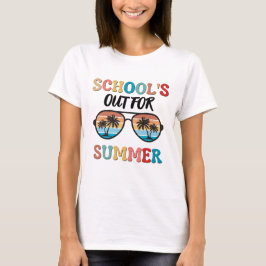 Camiseta La escuela está fuera para el verano