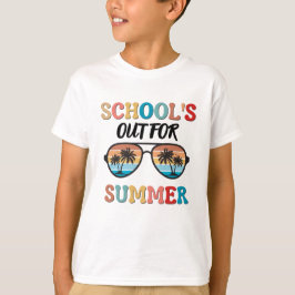 Camiseta La escuela está fuera para el verano