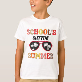 Camiseta La escuela está fuera para el verano