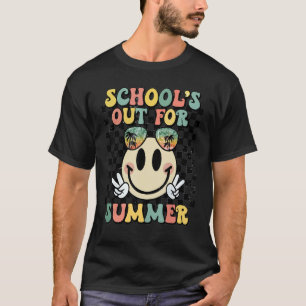 Camiseta La escuela está fuera para el verano, la sonrisa c