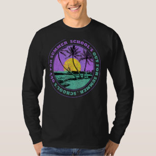 Camiseta La escuela está fuera para la cita de verano de Pa