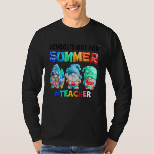 Camiseta La escuela está fuera para las vacaciones de veran
