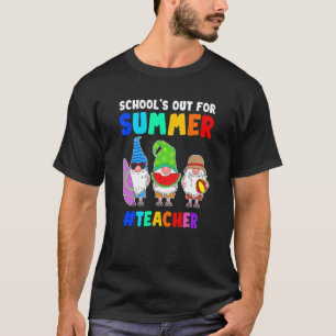 Camiseta La escuela está fuera para las vacaciones de veran