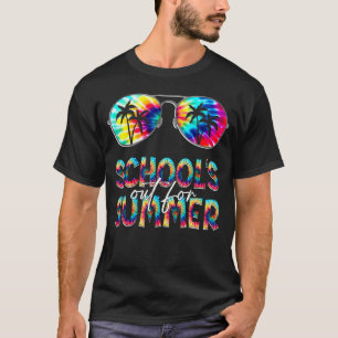 Camiseta La escuela está fuera para los lentes de verano el