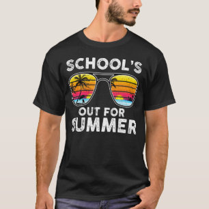 Camiseta La escuela está fuera para vacaciones de verano en
