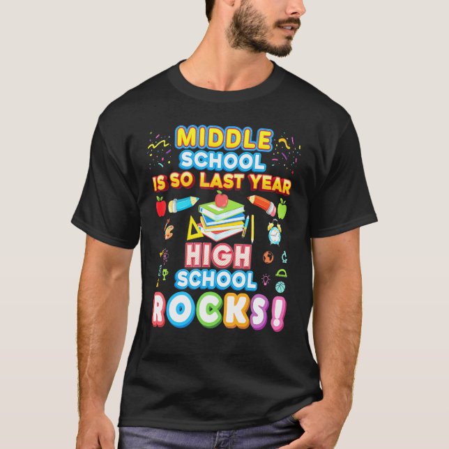 Camiseta La escuela media es tan importante que la escuela  (Anverso)