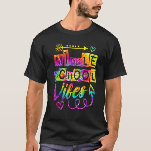 Camiseta La escuela media vuelve al profesor de tintes esco
