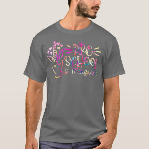 Camiseta La Escuela Preescolar Tie Dye Es Magnífica Unicorn