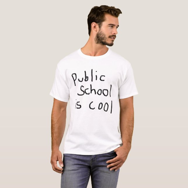 Camiseta La escuela pública es fresca (Anverso completo)