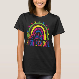 Camiseta La Escuela Secundaria Peace Out El Día De La Escue