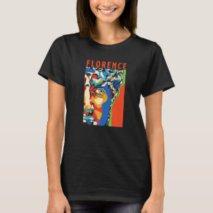 Camiseta La escultura David de Florence Michelangelo Po