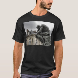Camiseta La escultura de Rodin en París