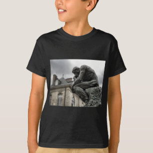 Camiseta La escultura de Rodin en París
