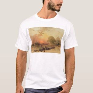 Camiseta La esfinge en Giza
