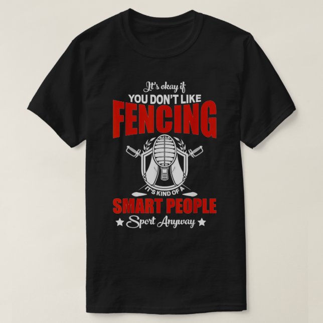 Camiseta La Esgrima Es Un Regalo De Esgrima Graciosa Para D (Diseño del anverso)
