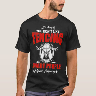 Camiseta La Esgrima Es Un Regalo De Esgrima Graciosa Para D