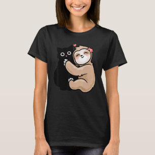 Camiseta La esloga del gato lindo ama a los Chicas gitanos 