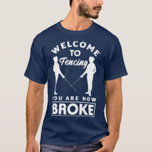 Camiseta La espada contra la espada la esgrima la esgrima e