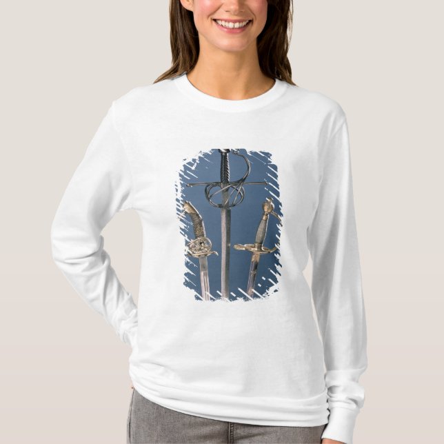 Camiseta La espada del oficial de la infantería (Anverso)
