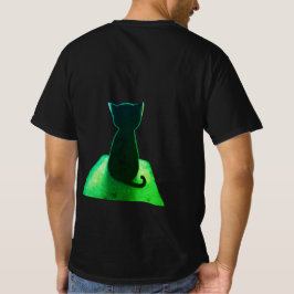 Camiseta la espalda de un gato