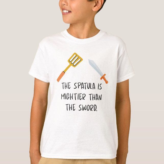 Camiseta La Espatula es más poderosa que la Espada (Anverso)