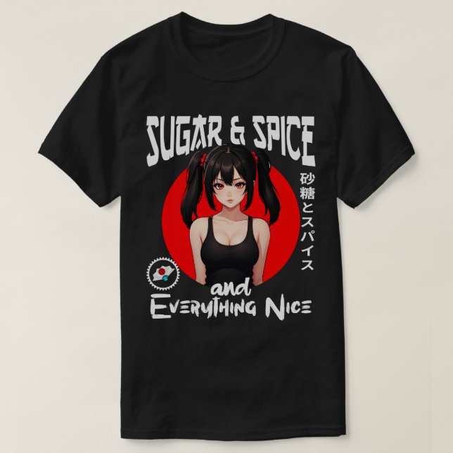 Camiseta La especia de azúcar y todo lo bueno 1 (Diseño del anverso)