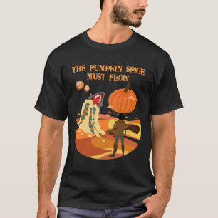 Camiseta La Especie De Calabaza Debe Fluir Duna De Caída Gr