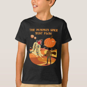 Camiseta La Especie De Calabaza Debe Fluir Duna De Caída Gr
