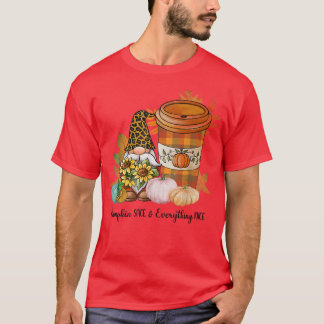 Camiseta La Especie De Calabaza Y Todo El Café Agradable Ca