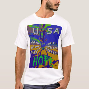 Camiseta La esperanza de Estados Unidos se fortalece juntos