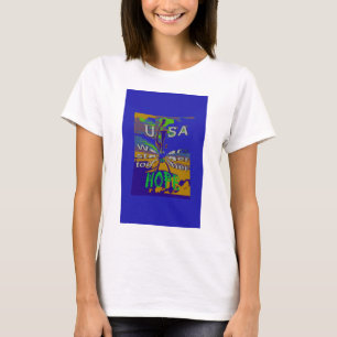 Camiseta La esperanza de Estados Unidos se fortalece juntos