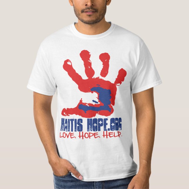 Camiseta La esperanza de Haití (Anverso)