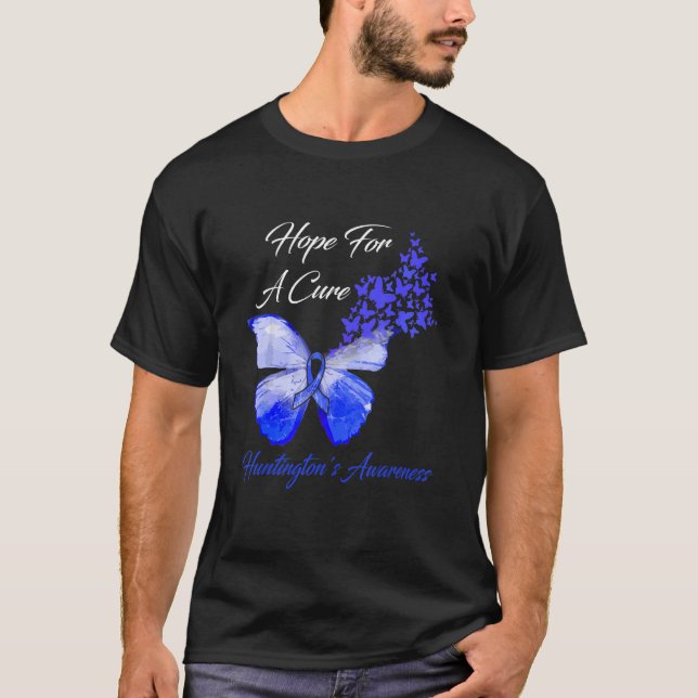 Camiseta La esperanza de Huntington de una mariposa atracti (Anverso)