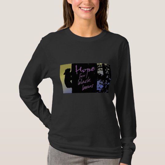 Camiseta La esperanza de las mujeres del gasero negro de